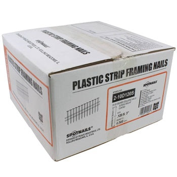 Spotnails 2-12D120S 3-1/4" X .120, 20-22 Deg. Nails, Screw Shank, 4,000/Case