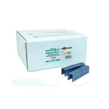 Spotnails 2410PGH 1-1/4" Length X 15/16" Crown Width  14 GA Galvanized High Tensile Staples, 10,000/Case