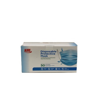 3 PLY DISPOSABLE MASK, FDA & CE APPROVED, 50/BOX