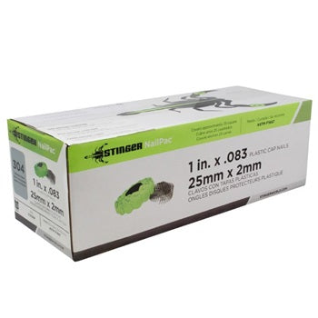 Spotnails 136264 1" Length, Cap Nail, 2,000/Box
