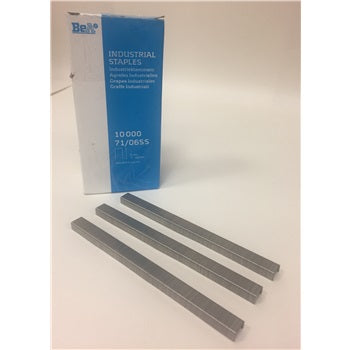 BeA 1/4" Length x 3/8" Crown Width, 22 GA. Staples, Stainless Steel, 10,000/Box