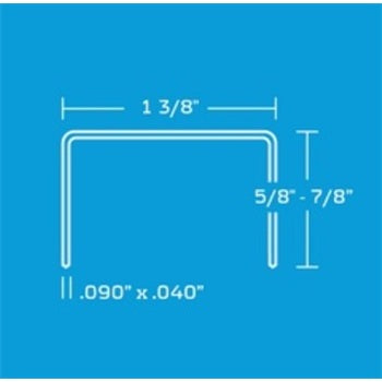 A34 CARTON SEALING STAPLES, 1-3/8