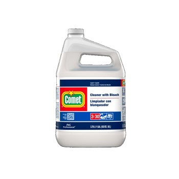 COMET CLEANER WITH BLEACH, 1 GALLON JUG, CLEAR