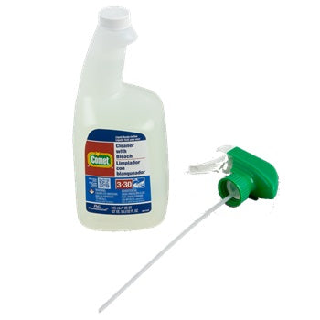 COMET CLEANER WITH BLEACH, 32 OZ. SPRAY BOTTLE, 02287
