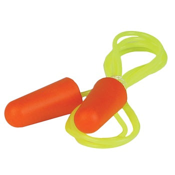 ERB 14382 ERB-03C Orange corded disposable ear plugs, 200/Box