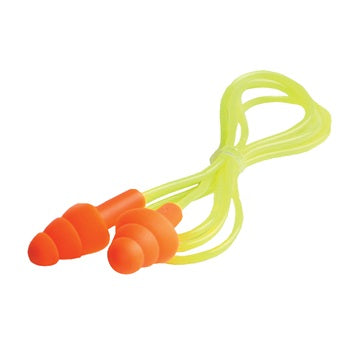 ERB 14388 ERB-04C Orange corded reusable ear plugs, 100/Box