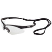 ERB 15324 Octane Black, Clear Lens wraparound safety glasses, 12/Case