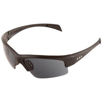 ERB 18006 Contra Black, gray lens safety glasses, 12/Case