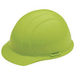 ERB 19360 Americana Hard Hat w/ Mega Ratchet 4-Point nylon suspension, Hi Viz Lime, Case of 12