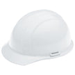 ERB 19761 Americana Hard Hat w/Slide-Lock 4-Point nylon suspension, White, 12/Case