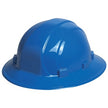 ERB 19916 Omega II Full Brim Hard Hat w/ Mega Ratchet 6-point nylon suspension, Blue, 12/Case