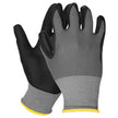 ERB N100 Smooth Finish Nitrile Coated Glove, Gray, 12/Case