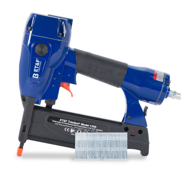 ET&F Model 110A Trimfast Finish Nailing Tool for steel framing, 14 ga. & lighter (1-1/4" to 2")