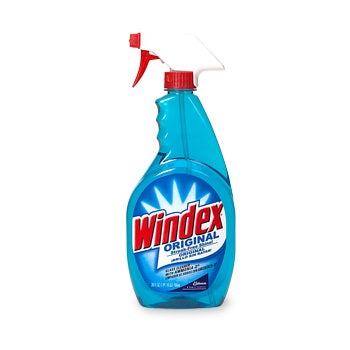 WINDEX GLASS & SURFACE CLEANER, 32 OZ. SPRAY BOTTLE 12 BOTTLES PER CASE