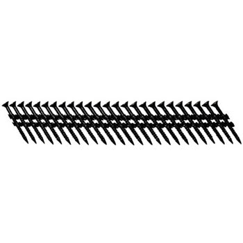 1-1/2" X .113 FINE THREAD, PHILIPS HEAD FASCOAT BLACK INVISIDECK SCRAILS 33 DEG. PLASTRIC STRIP 930/BOX