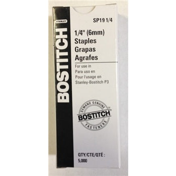 SP191/4,  1/4" STAPLES, 5,000/BOX