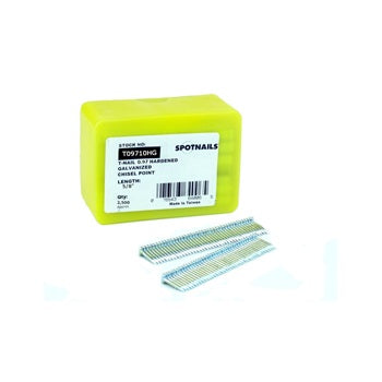 SPOTNAILS T09710HG 5/8" X .097" HARDENED, GALV. T-NAILS, 4 BOXES X 2,500/BOX, 10,000/CASE