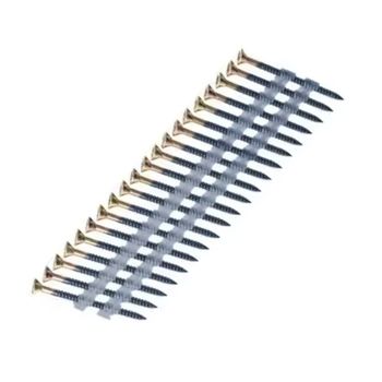3" X .113 20 DEGREE PLASTIC STRIP SCRAIL. COARSE THREAD. TORX HEAD. FASCOAT FINISH, 1,000/BOX